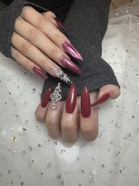 チップスカルプ２本アート