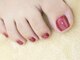 ラグジュアリーネイルズ オオミヤ(Luxury Nails Omiya)の写真/フットコースはフットバス&丁寧ケア付き☆自信のもてる足先に【Footワンカラー新規¥5980/親指アート¥6900】