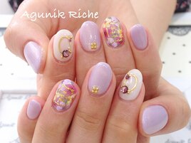 【フラワーネイル】