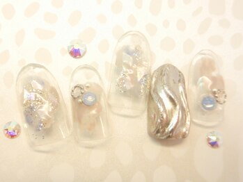 ネイルサロン ロゼオ(Nail salon Roseo)/■渋谷>7990円/ウエーブミラー