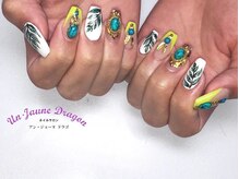 アン ジョーヌドラゴ/【自爪ネイル】エスニックネイル