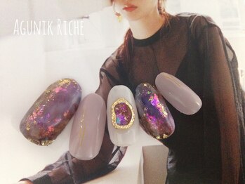 アグニークリッシェ(Agunik Riche)/【天然石ネイル】