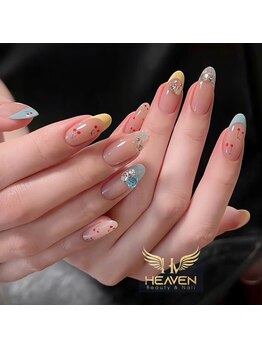 ヘブン ネイル 鶯谷(HEAVEN Nail)/かわいくて優しいデザイン
