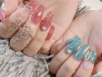 ブラン(Blanc)/夏!貝殻ネイル