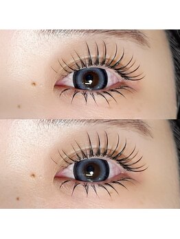 ネイルサロン プリティア 博多店(Pritia)/上エクステパーマ＋下エクステ