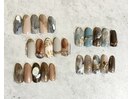 10本アート　ニュアンス夏ネイル