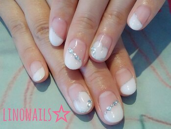 リノネイルズ(linonails)/☆ハートフレンチ☆