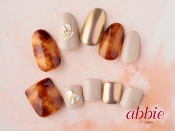 ネイルサロンアビー 北千住店(abbie)/べっこう◇上￥11330/下￥11836
