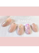 ラグジュアリーネイル ハローズ(HAROSE)/紫陽花ネイル