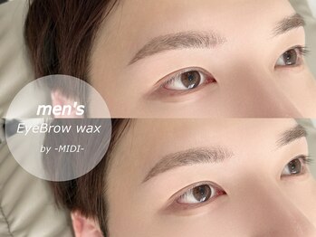 ミディ(MIDI)/《メンズアイブロウwax》