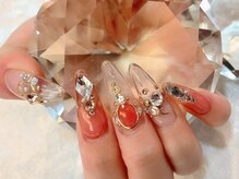 ネイルブラックシー デコ電ショップ クリスタルシー(BLACK SEA Shop Crystal Sea)/クリア