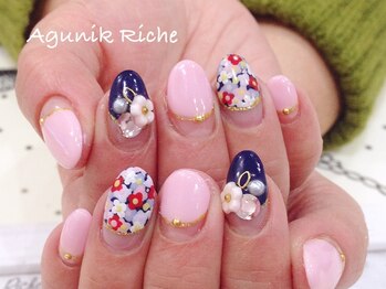 アグニークリッシェ(Agunik Riche)/【小花ネイル】