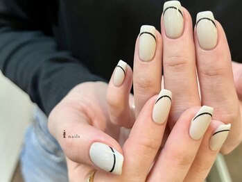 アイネイルズ 渋谷店(I nails)/【Kana.y】オシャレフレンチ
