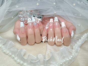 リッチ(Rich)の写真/マグネット/オーロラ/チークなど人気デザイン多数♪モテ可愛ネイルで気分UP♪最旬ネイルを多数ご用意！