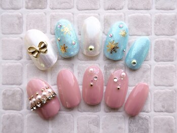 ネイル マテリア 池袋店(Nail Materia)の写真/シェル/きらきらホイル/マグネットのニュアンスデザイン豊富*人気のミラー/オーロラも大人可愛くアレンジ◎