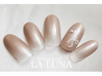 ラルナ ネイルアンドアイラッシュサロン(LA LUNA nail & eyelash salon)/26年月3月4月◇定額ナチュラル◇