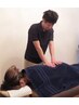 着衣のままクイック施術★身体スッキリ揺らしアロマ＋足裏＋ヘッド30分￥3300