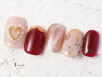 ジェミーネイル エビス(Jemiy nail ebisu)/お花ハートマグネット8745yen