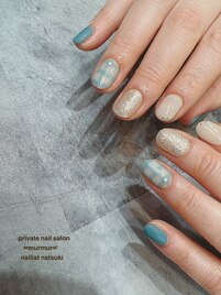 チェックネイル