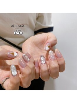アイネイルトゥー 小倉(ai nail two)/アイスネイル＋オーロラ