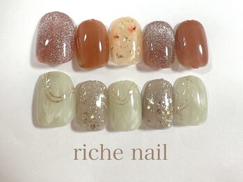 リッシュネイル 新百合ヶ丘店(riche nail)/トレンドデザインコース