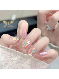 花柄ネイルデザイン