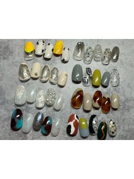 ショートネイルデザインが豊富