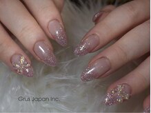 グルス(GRUS)/ラメグラデーション/リボン