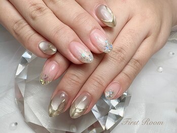 ネイルサロン ファーストルーム(First Room)の写真/【おしゃれを楽しみたいママ必見！】毎日にちょうどいい♪日常になじむ好印象シンプルデザインが得意★