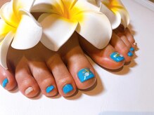 イーネイル(e-NAIL)/フットネイル親指アート！