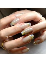アイビーネイル(ivy-nail)/ガラスフレンチ♪