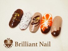 ブリリアント/バレンタインネイル