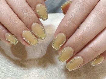 アイネイルズ 横浜EAST店(I-nails)/オーロラストーンフレンチ