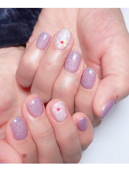 サムズアップネイル(thumbs up nail)/2本アート