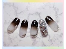 エイチワン(H1)/2重グラデ + ストーンデザイン