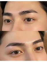 メンズ眉毛サロン Baron's Club枚方【眉毛/メンズ眉毛/メンズアイブロウ/眉毛パーマ】/【眉毛】ハリウッドブロウリフト