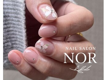 ノア 高槻店(NOR)の写真/【口コミ高評価】手描きアートから季節のトレンドネイルまで★定額サンプルも多数ご用意♪持込画像もOK！