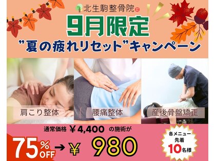 北生駒整骨院 本院の写真