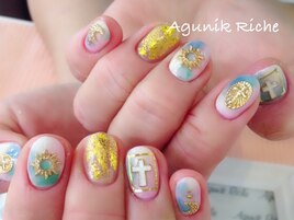 【タイダイネイル】