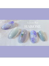 ラグジュアリーネイル ハローズ(HAROSE)/紫陽花ネイル