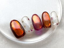 ワンアンドオンリー(One&Only)/ニュアンスカラーうるうるネイル