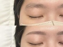 エルレ 五反田店(ELRe)/眉毛before→after