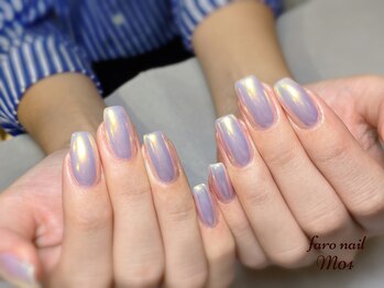 ファーロネイル(faro nail)/ワンカラー+ミラー