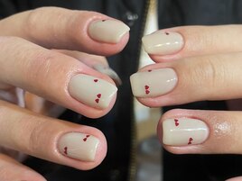 バレンタインハートシンプル