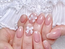 シーアンドビーネイル(C&B Nail)/ワンカラーとパーツ2本