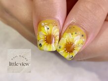 リトルビュー(little view)/・向日葵ネイル ￥11980