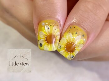 リトルビュー(little view)/・向日葵ネイル ￥11980