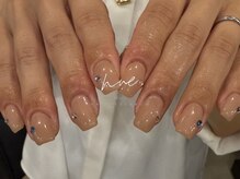 ムー(nue)/beige × colorful stone