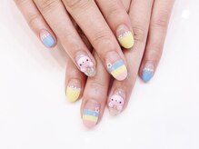 ネイルコレクション ピンク(Nail Collection Pink)/ジェルアート放題★３Ｄくま♪