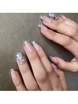 ネイルサロンノイ 経堂店(noi)/トレンド商材を使ったデザイン☆